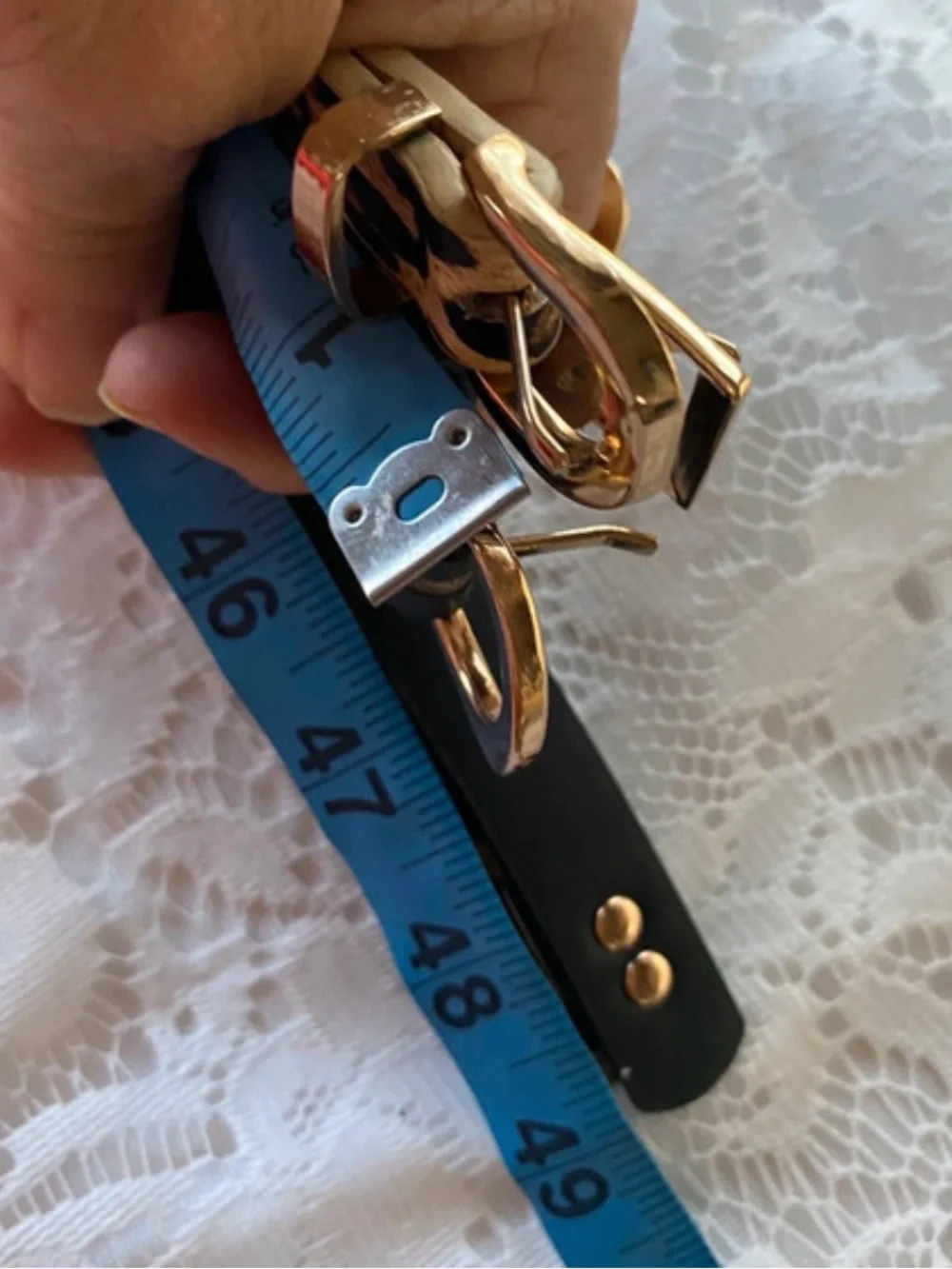 bebe Women's Trio Slim Belts - Black, Brown & Leopard- New